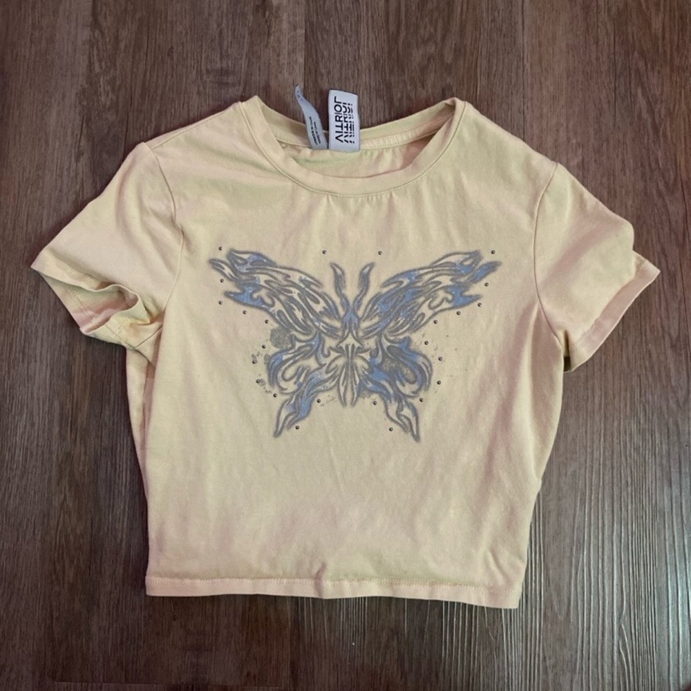Y2K Butterfly Graphic Tee